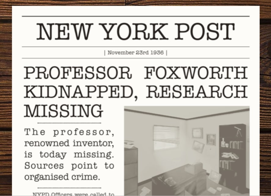 Kidnapped Professor print at home